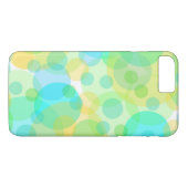 アクアマリン サークル バブル 遊び心あふれるアート Case-Mate iPhoneケース (裏面(横))