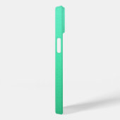 アクアマリン ホワイト エレガント カリグラフィー スクリプト 名前 Case-Mate iPhoneケース (裏面 / 右)