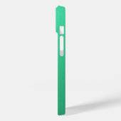 アクアマリン ホワイト エレガント カリグラフィー スクリプト 名前 Case-Mate iPhoneケース (裏面 / 左)