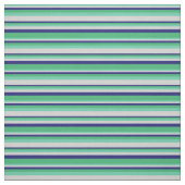 アクアマリン、ライトグレー、ミッドナイトブルー&シーグリーン ファブリック (見本)