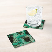アクアマリンWindows I スクエアペーパーコースター (インサイチュ)
