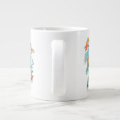 アクアマンとトライデントライジングサーフグラフィック ジャンボコーヒーマグカップ (裏面)