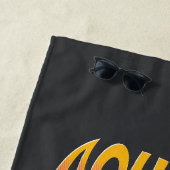 アクアマンとトライデントライジングサーフグラフィック ビーチタオル (インサイチュ)