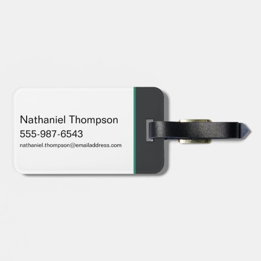 アクアマンとトライデントライジングサーフグラフィック ラゲッジタグ (裏面横)