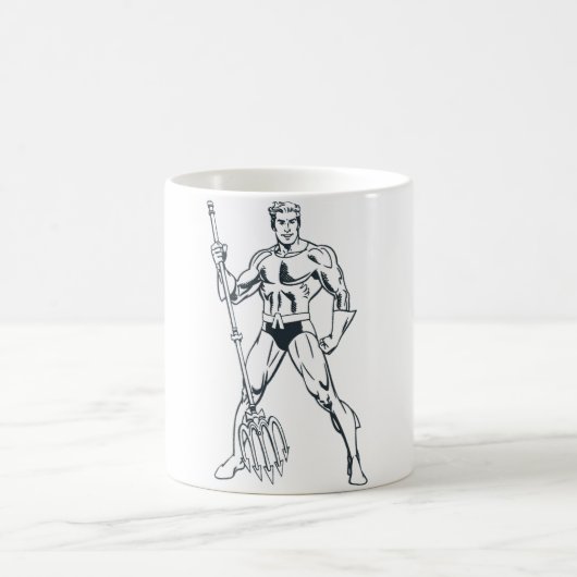 アクアマンとPitchfork BW コーヒーマグカップ (中央)