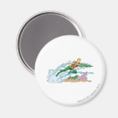 アクアマンカープオンコーラル マグネット (正面/裏面)