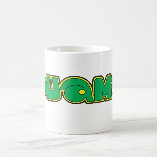 アクアマングリーンロゴ コーヒーマグカップ (中央)