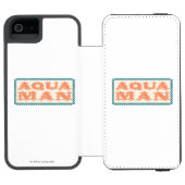 アクアマンショータイム！文字 INCIPIO iPhoneウォレットケース (フォリオ Open)