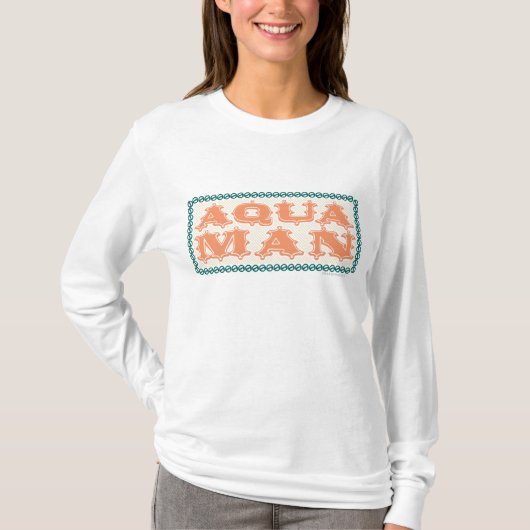 アクアマンショータイム!文字 Tシャツ (正面)