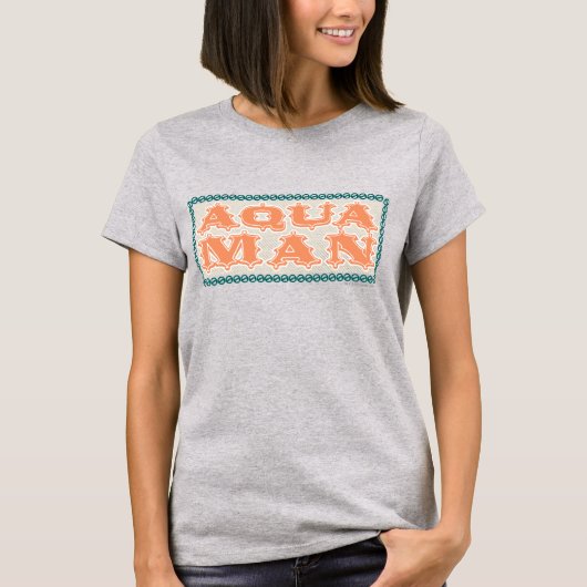 アクアマンショータイム！文字 Tシャツ (正面)