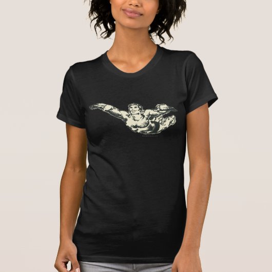 アクアマンソアズBW Tシャツ (正面)