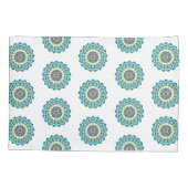 アクアマンダラパターンボホ 枕カバー (裏面)