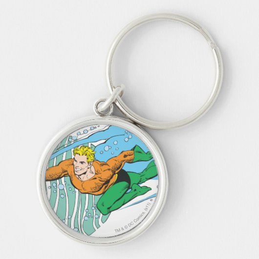 アクアマンレッ離れプ キーホルダー (正面)