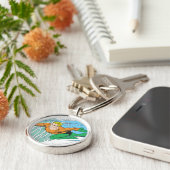 アクアマンレッ離れプ キーホルダー (側面)