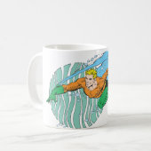 アクアマンレッ離れプ コーヒーマグカップ (正面左)