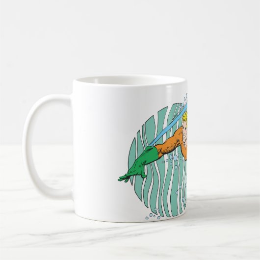 アクアマンレッ離れプ コーヒーマグカップ (左)