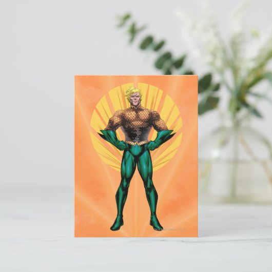 アクアマン立ち ポストカード (スタンド正面)