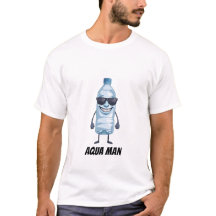 アクアマン面白脳内水Tシャツ