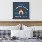 アクアマン |もしウィルに波がある キャンバスプリント (インサイチュ (寝室))