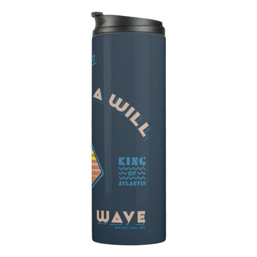 アクアマン |もしウィルに波がある タンブラー (回転右)