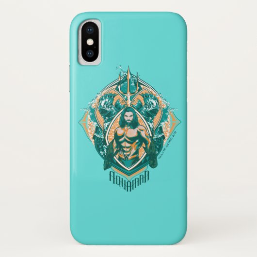 アクアマン |アクアマン&トレンチャーグラフィック Case-Mate iPhoneケース (裏面)