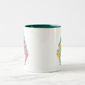 アクアマン |アクアマン&メラをテーマにしたシーシェルロゴ ツートーンマグカップ (中央)