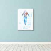 アクアマン – アトランティスサーフクラブ キャンバスプリント (インサイチュ (ウッドフロア))