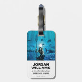 アクアマン|オリン王子と動物水中競技 ラゲッジタグ (裏面縦)