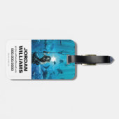 アクアマン|オリン王子と動物水中競技 ラゲッジタグ (裏面横)