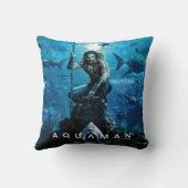 アクアマン |オリン王子と水中競技動物 クッション (裏面)