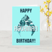 アクアマン |オルイン、メラ、フォーム、ブラックマンタの記号 カード (黄色い花)