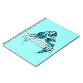 アクアマン |オルイン、メラ、フォーム、ブラックマンタの記号 ノートブック (左側)