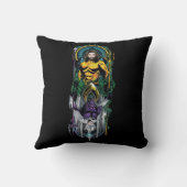 アクアマン |オーリン&オームリバーシブルアールヌーボーパネル クッション (裏面)