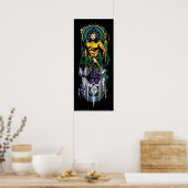 アクアマン |オーリン&オームリバーシブルアールヌーボーパネル ポスター (キッチン)