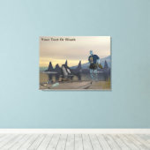 アクアマン キャンバスプリント (インサイチュ (ウッドフロア))