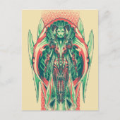 アクアマン |クイーンフィッシャーマンアールヌーボーパネル ポストカード (正面)