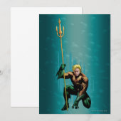 アクアマン・クロウチング 招待状 (正面/裏面)