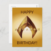 アクアマン |ゴールデンアクアマンロゴ ポストカード (正面/裏面)