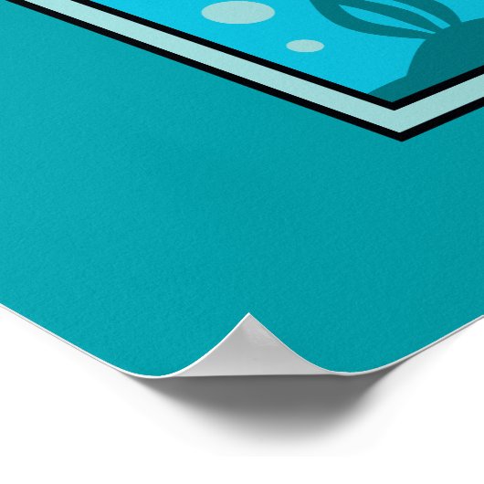 アクアマン |チビ(小さくかわいく書いた感じ)メラ&アクアマンアンダーシーグラフィック ポスター (角)