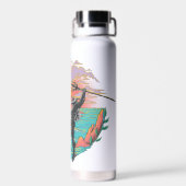 アクアマン&ブラックマンタ津波 ウォーターボトル (背面)