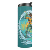 アクアマン&ブラックマンタ津波 タンブラー (回転左)