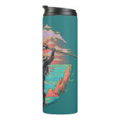 アクアマン&ブラックマンタ津波 タンブラー (回転右)