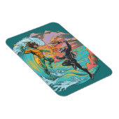 アクアマン&ブラックマンタ津波 マグネット (右側)