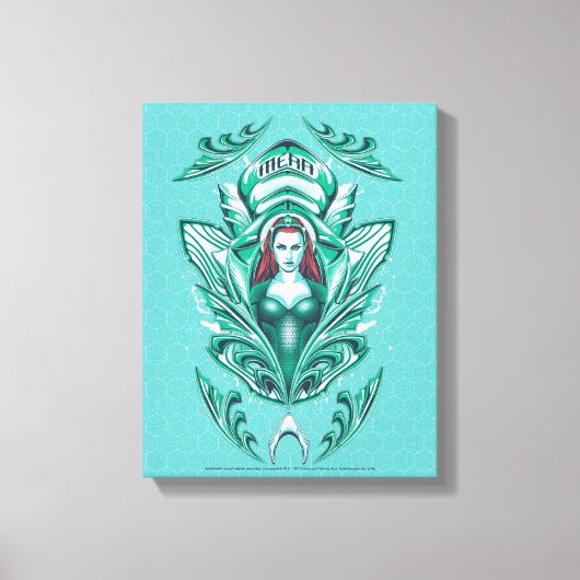 アクアマン |メラ華美グラフィック キャンバスプリント (正面)