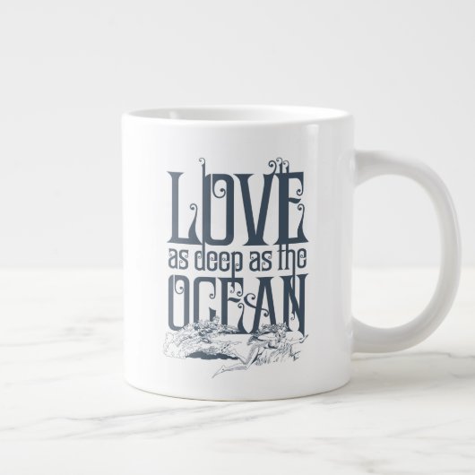 アクアマン&メラ – 愛を深いとして海 ジャンボコーヒーマグカップ (右)