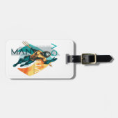 アクアマン|モダニストアクアマンコラージュ ラゲッジタグ (正面横)