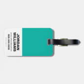 アクアマン|モダニストアクアマンコラージュ ラゲッジタグ (裏面横)