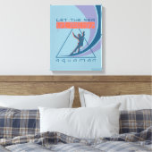 アクアマン |海があなたを自由にする キャンバスプリント (インサイチュ (寝室))