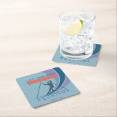 アクアマン |海があなたを自由にする スクエアペーパーコースター (インサイチュ)
