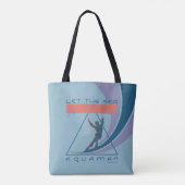 アクアマン |海があなたを自由にする トートバッグ (裏面)